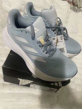 adidas Women's Light Blue Athletic Running Shoes